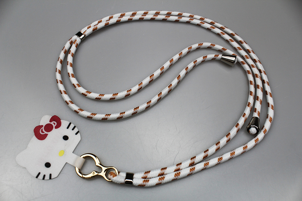Adjustable Phone Lanyard With Hello Kitty Patch